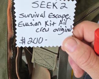 SEEK 2 Survival escape evasion kit air crew original 
