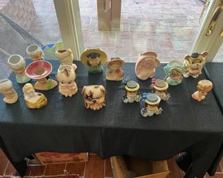 Great collection of head vases