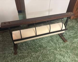 antique vintage butcher paper roll holder