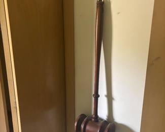 Huge Gavel Cherry Wood