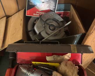 power tools vintage in original boxes 