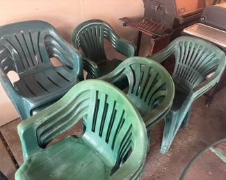 stacking resin outdoor chairs