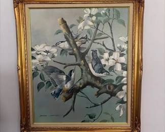 Oil Painting Birds