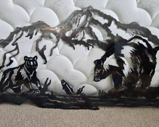 Metal wall art