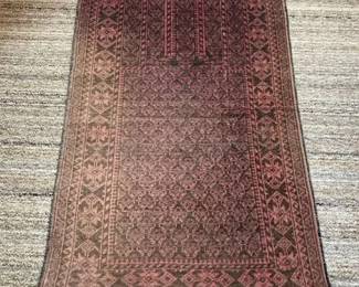 AKC124 - Large Afghan Tribal Style Inspired Room Rug 55.5" x 33"