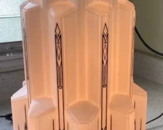 AKC089 - Antique Art Deco Skyscraper Chandelier/Unique Table Lamp