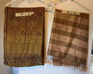 AKC136 - Pair of Pashima Style Textiles Bed Covers