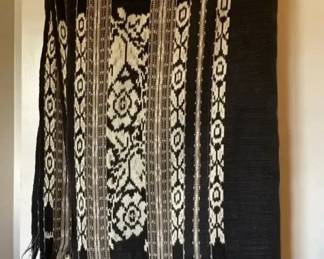 AKC144 - Vintage Indonesian Handwoven Ikat Textile - Ceremonial Spread, Wall Hanging