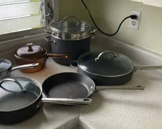 AKC027 - Collection of Cookware - Anolon Non-Stick Hard Anodized Line & More