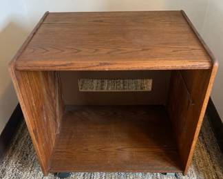 AKC103 - Rolling Media Console/Audio Equipment Cabinet