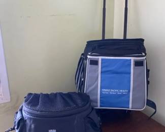 AKC102 - Hawaiian Cooler Backpack & Rolling Softside Cooler Bag