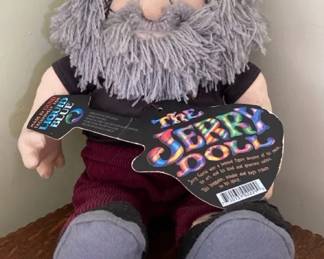 AKC084 - Rare 1998 Vintage Collectible Plush Doll of Jerry Garcia of Grateful Dead, by Gund