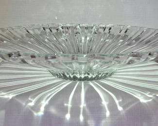 Lot 24: Large Crystal Bowl Centerpiece