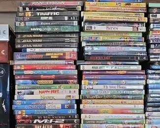WWS010 - Large Assortment of Movies on DVD