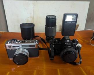 WWS024 - Vintage Film Camera Lot 