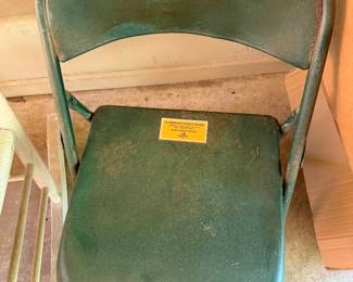 Original vintage chair from the Indianapolis Speedway 1960s