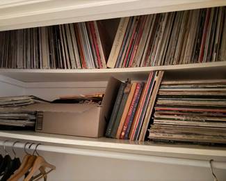 Lots of jazz records 