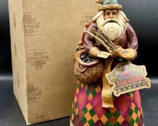 Jim Shore "He Knows" Naughty Nice Figurine IOB