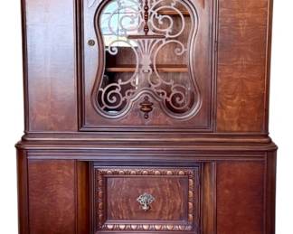 1920s Revival Style China Cabinet