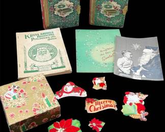 Christmas Card Boxes & Ephemera