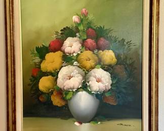 Still Life Floral Oil Painting