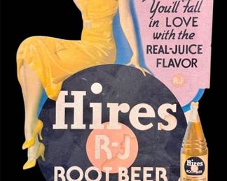 Hires Root Beer Advertising Store Display