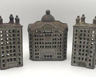 Cast Iron Still Bank Buildings