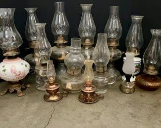Oil Lamp Lot