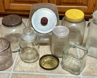 Glass Jars Lot
