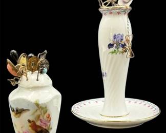 Porcelain Hat Pin Holders Hat Pins