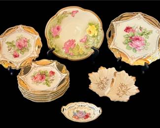Limoges (France) & German Porcelain Pieces