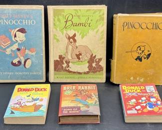 Vintage Walt Disney Books