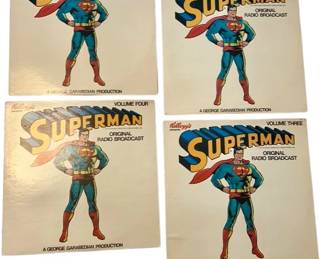 1974 Kelloggs SUPERMAN Vinyl Records