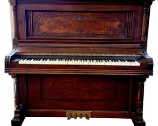 Antique R. Loud Quarter Sawn Oak Piano