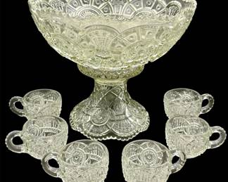 Imperial Broken Arches Punch Bowl Set