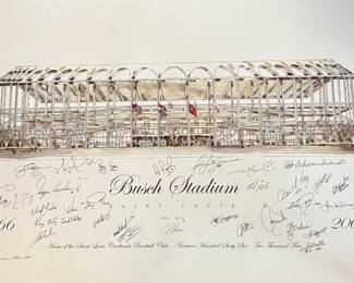 John Pils Busch Stadium 2005 Cardinals 28/2000 Print