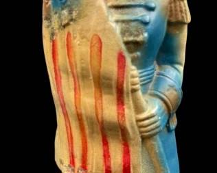 Chalkware Soldier Girl