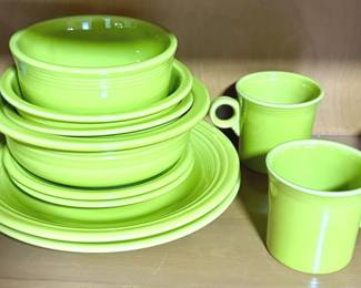 Chartreuse Fiesta Ware Lot