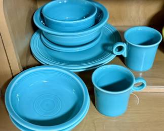 Turquoise Fiesta Ware Lot