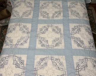 Blue and White Quilt