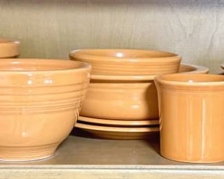 Orange Fiesta Ware Lot