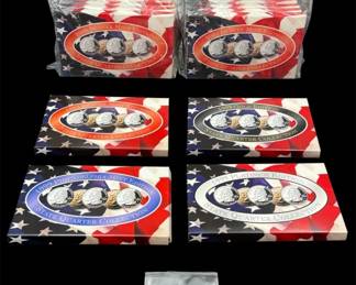1999 - 2001 Uncirculated State Quarters Sets COA