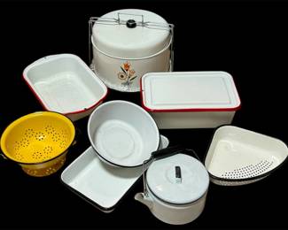 Enamel ware lot