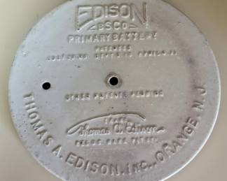 Edison BSCO Battery Jar Lid