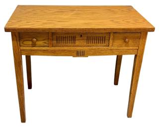 Mission Oak Library Table