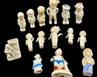 Bisque Porcelain Doll Lot