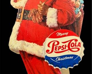 Pepsi Santa Cardboard Standee