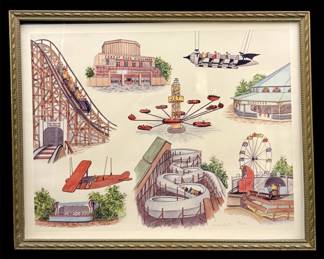 Forest Park Highlands F. Balota Signed 79/500 Print