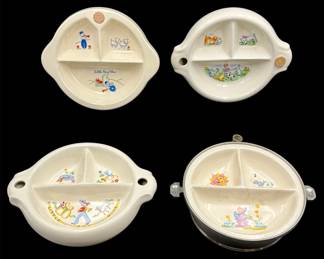 Vintage Baby Warming Plates