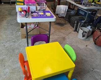 Childs chair and table sets